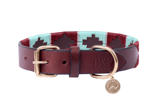 Benji & Flo Sublime Polo Leather Dog Collar