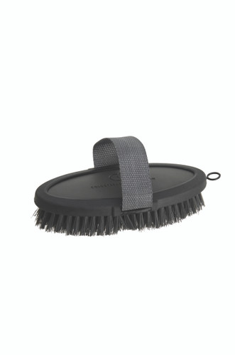 Coldstream Faux Leather Body Brush - Charcoal/Black
