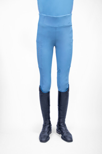 Coldstream Next Generation Ednam Riding Tights - Slate Blue