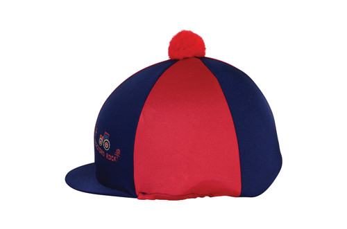 Hy Equestrian Tractors Rock Hat Cover - Navy/Red