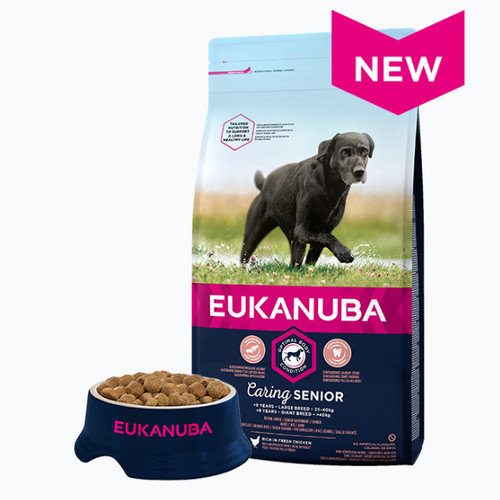 Eukanuba Caring Senior Large Breed Rich in Chicken 12kg