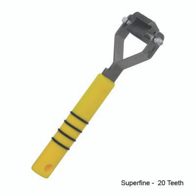 Poignée Easi-Grip Smart Grooming – Pour Crinière Et Queue De Cheval, Jaune, Diluant