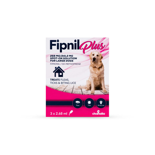 Fipnil Plus Spot-On For Large Dogs 20-40kg (Pack of 3)