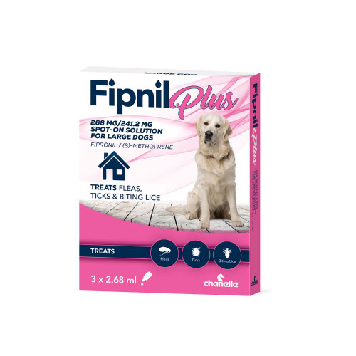 Fipnil Plus Spot-On For Large Dogs 20-40kg (Pack of 3)