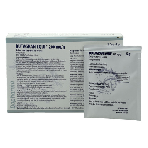 Butagran Equi 200mg/g Oral Powder for Horses sachets