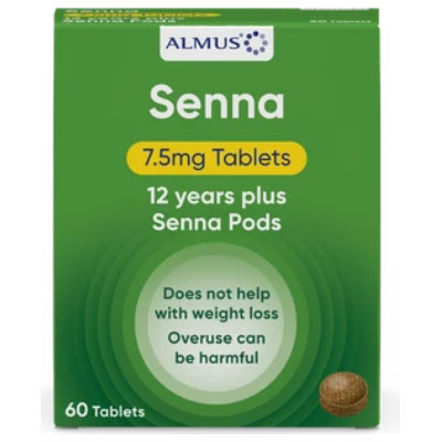 Almus Senna 7.5mg Tablets (pack of 60)