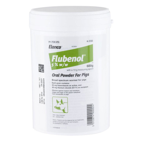 Flubenol 5% Oral Powder for Pigs 600g