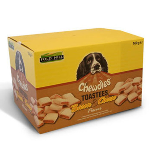 Fold Hill Chewdles Toastees Bacon and Cheese 10kg