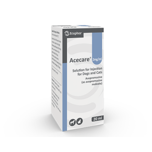 Acecare 2mg/ml Injection for cats and dogs 20ml