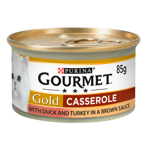 Gourmet Gold Casserole with Duck & Turkey in a Brown Sauce 12 x 85g