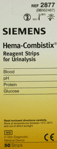 Hema-Combistix Reagent Strips (pack of 50)