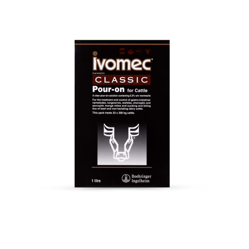 Ivomec Classic Pour On for Cattle 1L