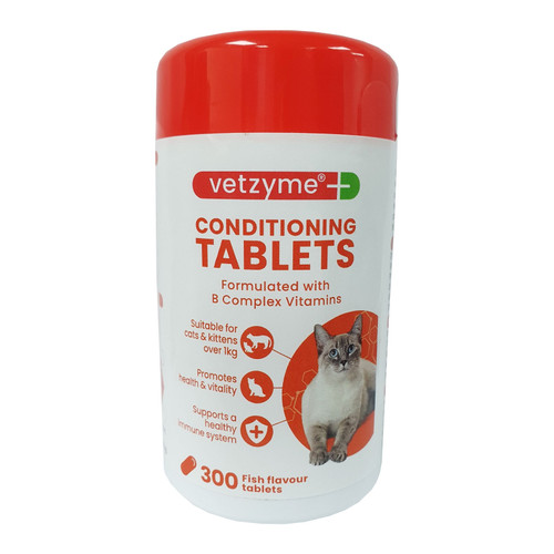 Vetzyme Conditioning Tablets For Cats (pack of 300)