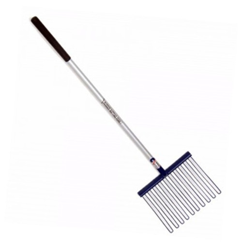 Fyna-lite Rubber Matting Fork Long Hardwood Handle