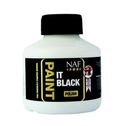 NAF Paint it Black Hoof Polish 250ml