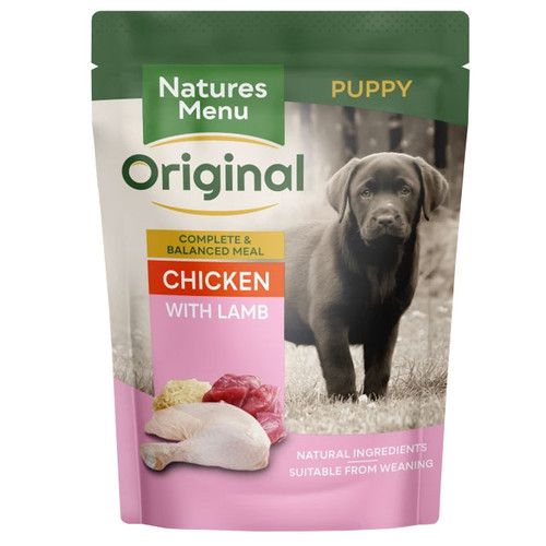 Natures Menu Original Puppy - Chicken & Lamb 8 x 300g Pouches