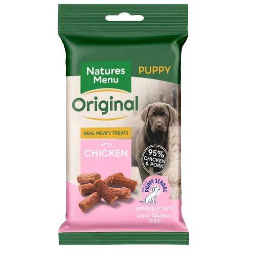 Natures Menu Real Meaty Treats Chicken for Puppies 60g