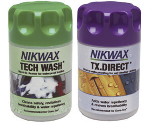Nikwax Tech Wash/TX Direct Wash In Twin Pack