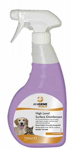 Anigene High Level Surface Disinfectant Lavender Spray 750ml