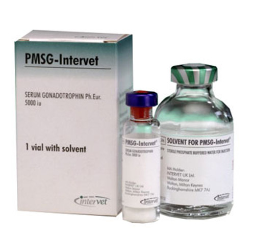 PMSG-Intervet 5000 iu powder and solvent for solution