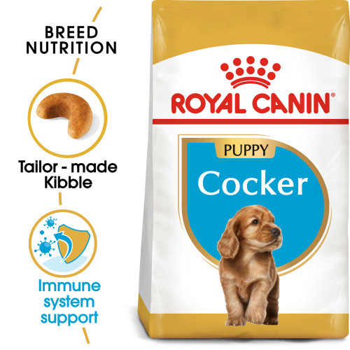 Royal Canin Cocker Puppy Dry Dog Food 3kg