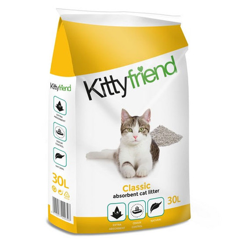 KittyFriend Classic White Cat Litter 30L