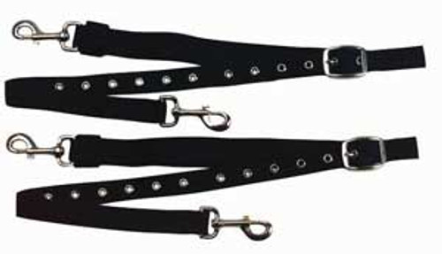 Kincade Nylon/Elastic Adjustable Side Reins with buckles