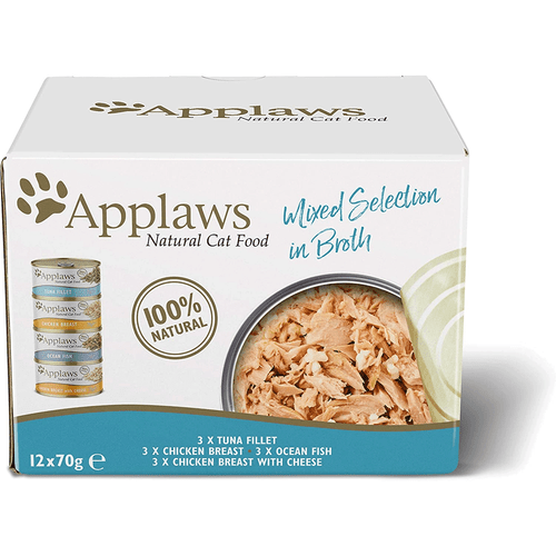 Applaws Natural Cat Food Tins Supreme Selection 70g (Pack of 12)