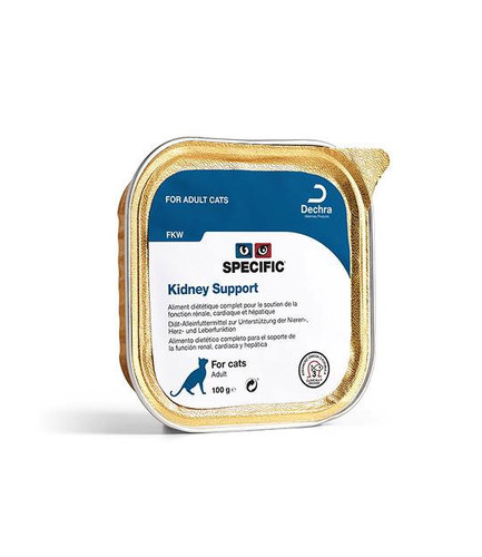 Dechra Specific FKW Feline Kidney Support Wet Cat Food 7 x 100g