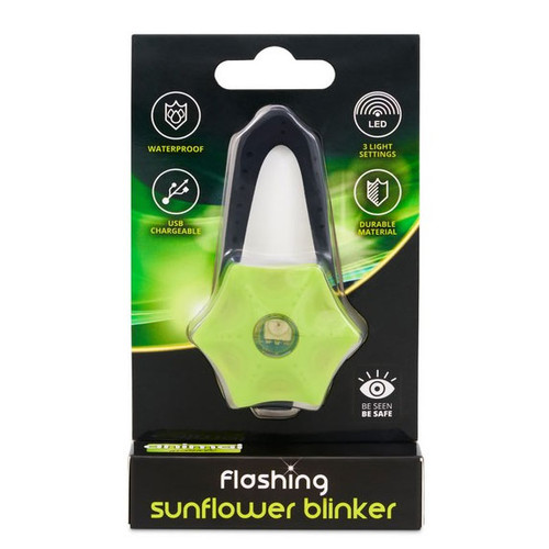 Animal Instincts Flashing Safety Sunflower USB Blinker