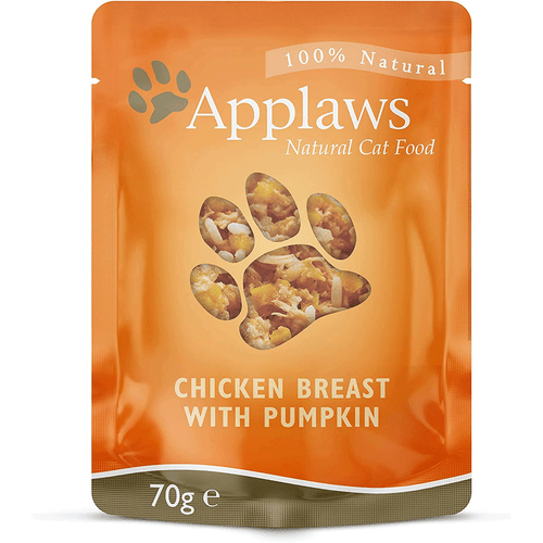 Applaws Natural Cat Food Pouches Chicken Breast & Wild Rice 12 x 70g