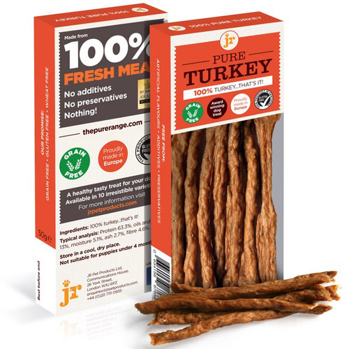 JR Pure Turkey Sticks 50g