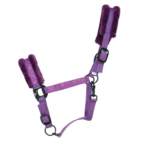 Hy Dazzle Head Collar - Purple Sparkle