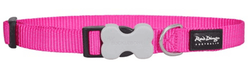 Red Dingo Classic Dog Collar - Hot Pink