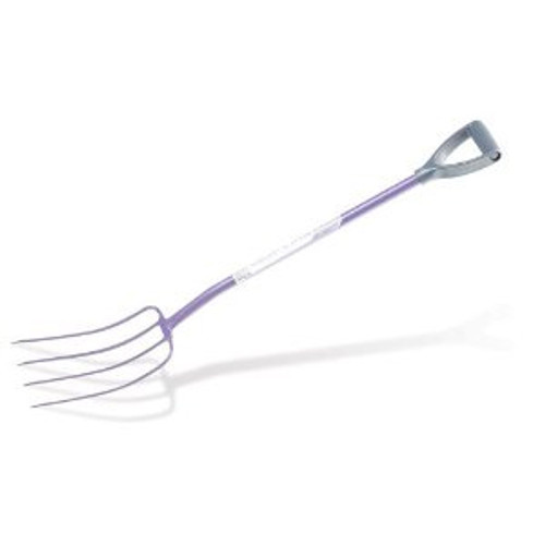 Eazitools Muck Fork D Handle - 4 Prong