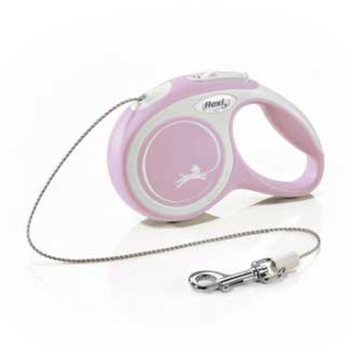 Flexi Comfort Cord Leash - Rose