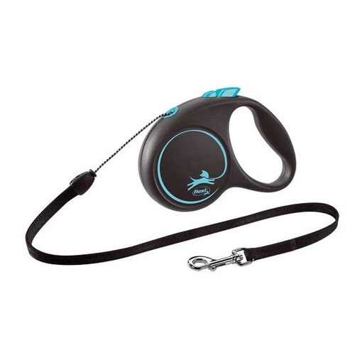 Flexi Design Retractable Cord Leash - Blue