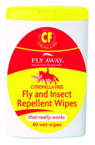 Fly Away Citronella Free Fly & Insect Repellent Wipes