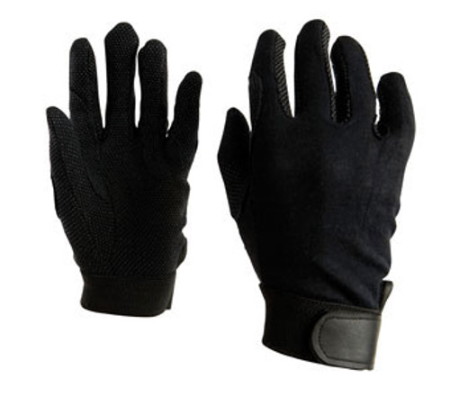 Dublin Track Riding Gloves - Black