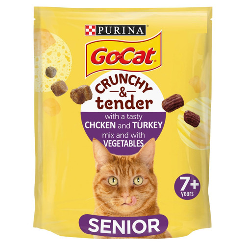 Go Cat Crunchy & Tender Senior Chicken & Vegetables