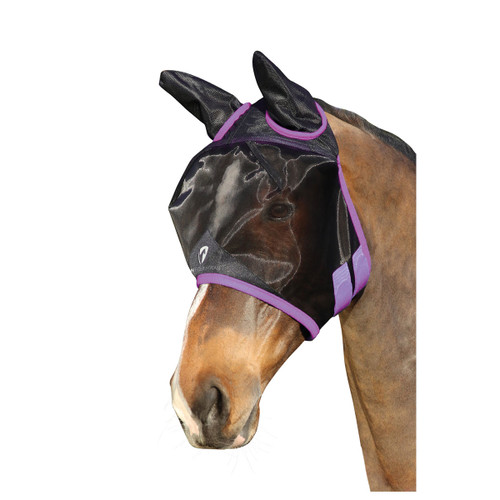 Hy Equestrian Mesh Half Mask with Ears