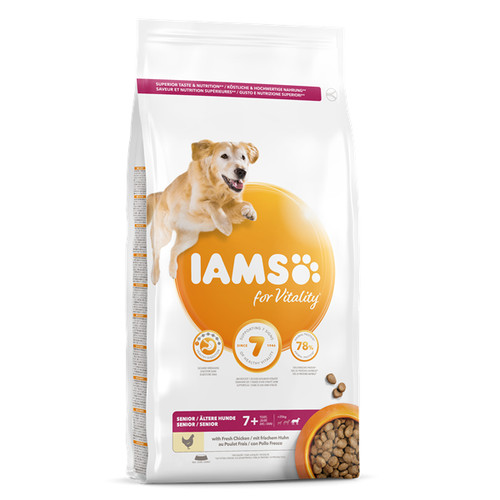 IAMS for Vitality Senior Large Breed Dog Food with Chicken