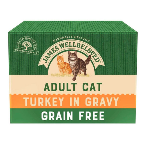 James Wellbeloved Grain Free Adult Wet Cat Food Turkey