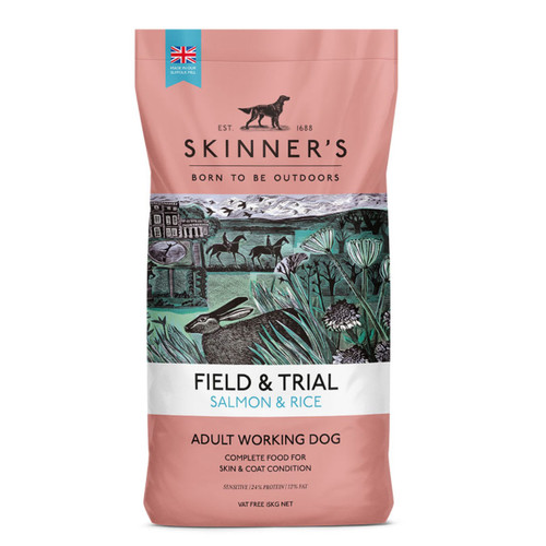 Skinners Field & Trial Salmon & Rice Adult Working