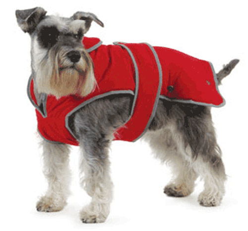 Stormguard Fleece Lined Dog Coat - Poppy Red