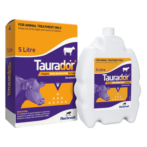 Taurador 5 mg/ml Pour On Solution for Cattle