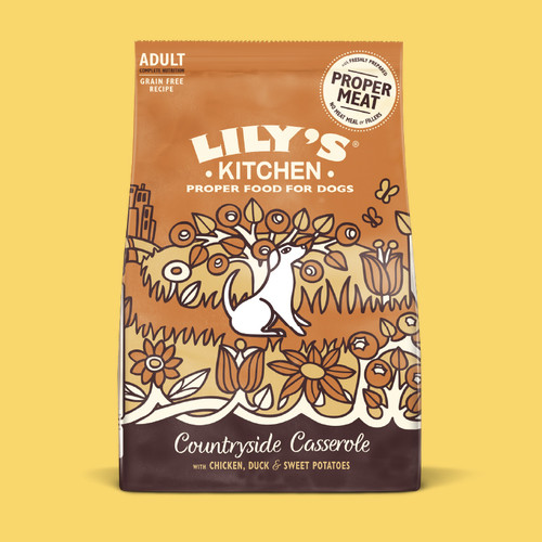 Lily's Kitchen Adult Countryside Casserole Chicken & Duck Dry Dog Food