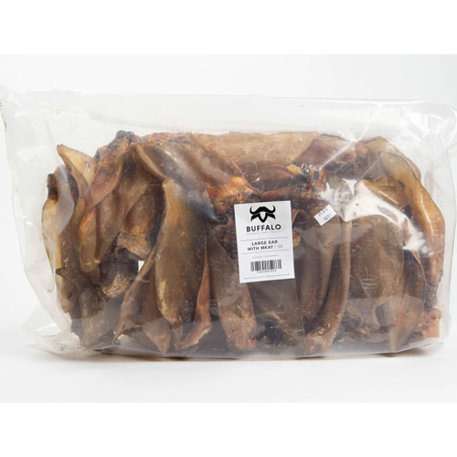 Buffalo Large Ear (with meat) Pack of 50
