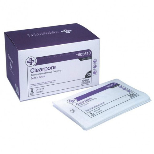 Clearpore Adhesive Dressing 6 x 10cm (pack of 50)