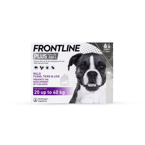 Frontline PLUS Spot On Flea Treatment Large Dogs 20-40kg